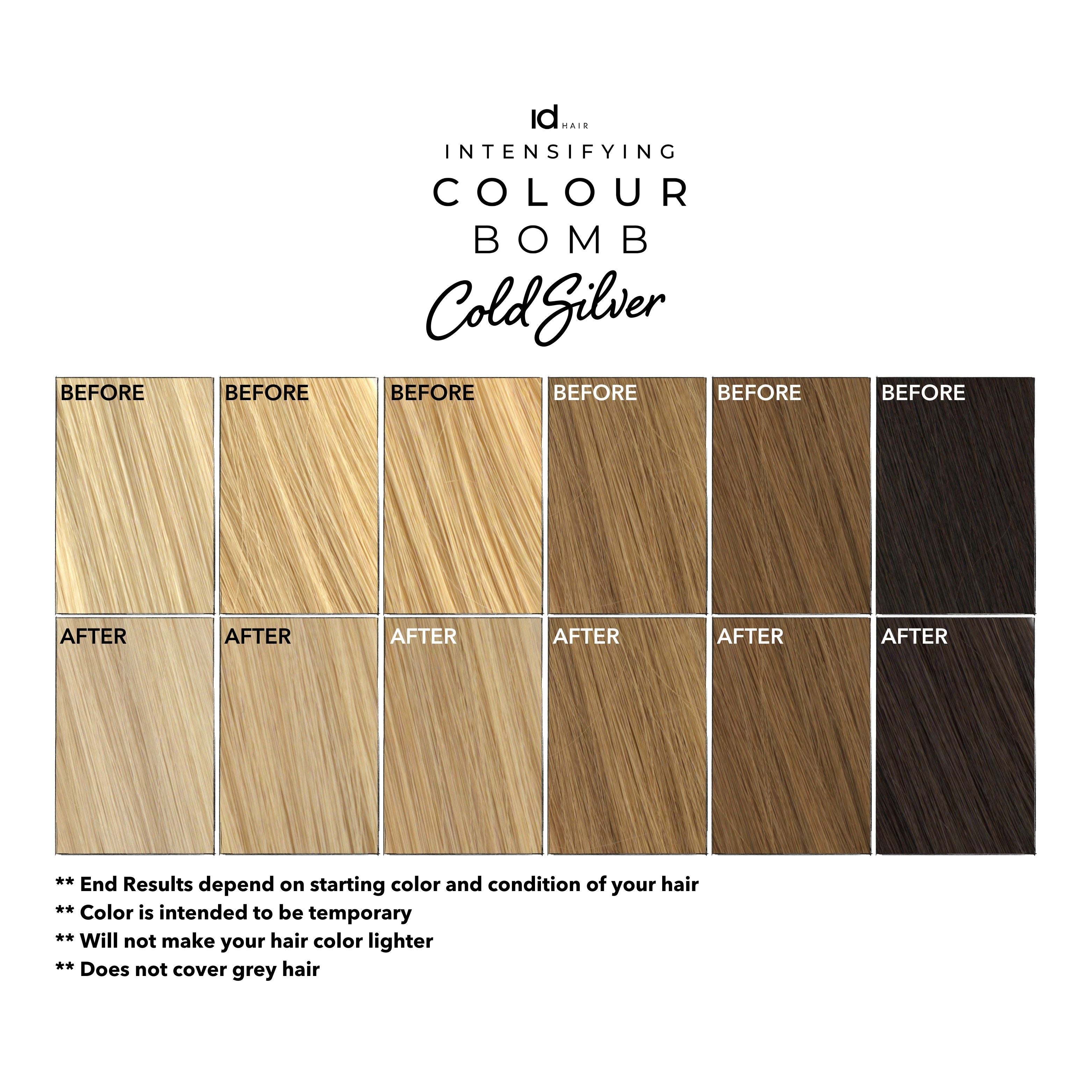 Colour Bomb Cold Silver 1001 | IdHAIR North America