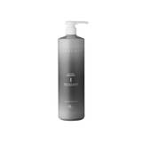 Shampoo bottle with pump on a white background Vegan volume shampoo by IdHAIR Elements with rice protein for root lift and body