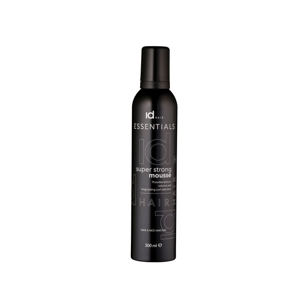 Essentials Super Strong Hold Mousse 300ml | IdHAIR North America