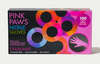 Pink Paws Nitrile Gloves - 100 count
