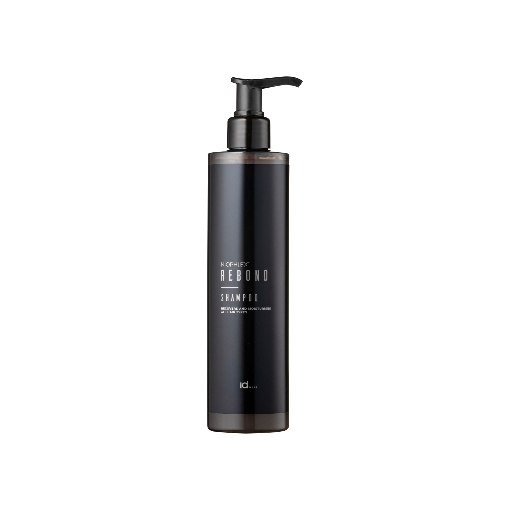 IdHAIR Niophlex Rebond Shampoo 300 ml professional bottle – vegan bond-building shampoo for damaged hair